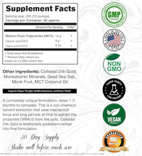 beneficios del aceite de oro ormus