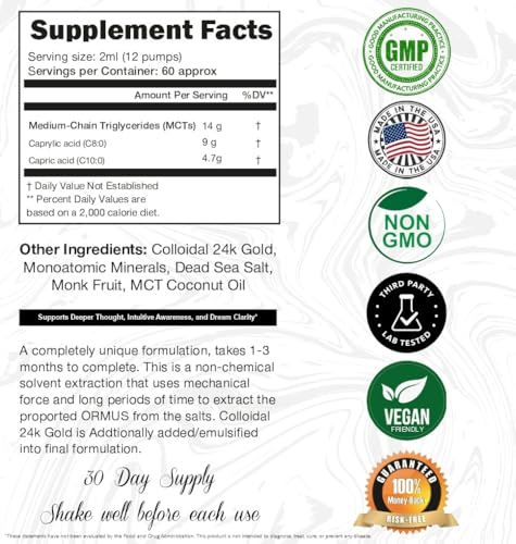 beneficios del aceite de oro ormus