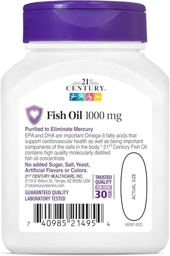 Beneficios del aceite de pescado 21st Century