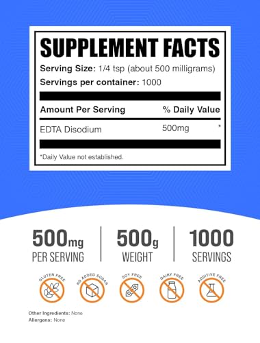 Beneficios del Disodio EDTA