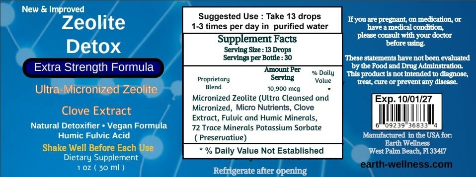 Beneficios del líquido de zeolita