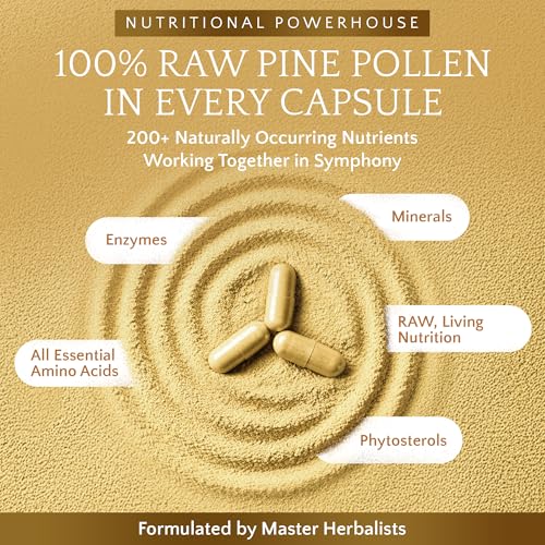 beneficios del polen de pino