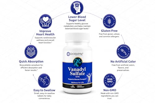 Beneficios del sulfato de vanadio en la sangre