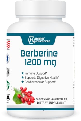 Berberina 1200mg para salud digestiva