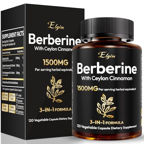 berberina HCL 1500mg para adelgazar