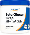 beta glucano Nutricost en polvo