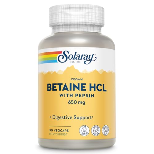 Betaína HCL vegana para digestión