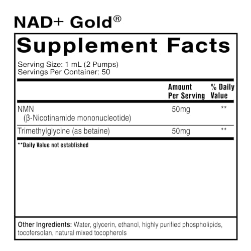 bienestar y salud con NAD+ Gold+