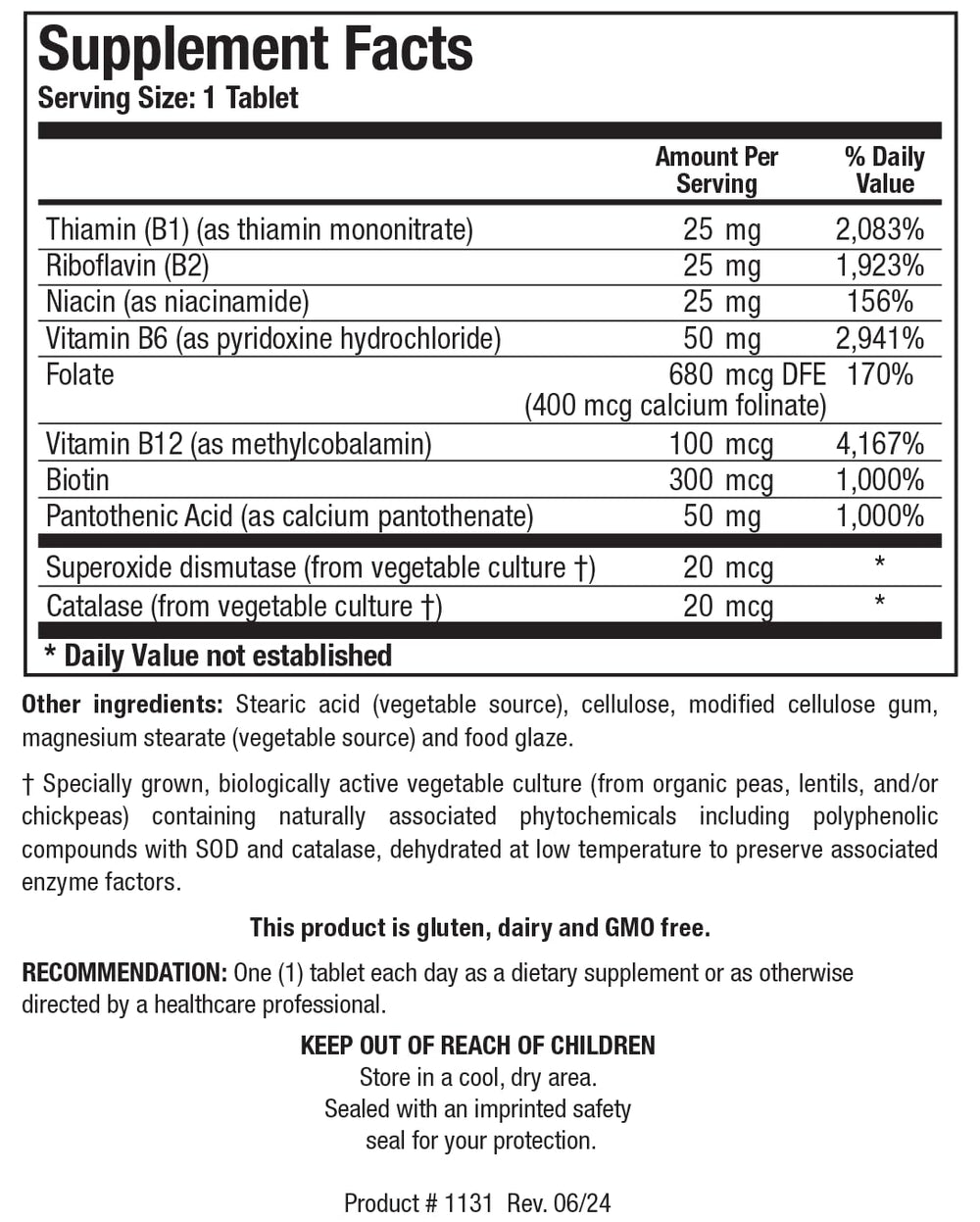 Bio Complejo B Biotics Research
