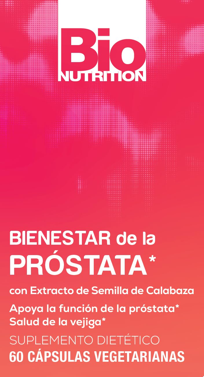 Bio Nutrition Bienestar Prostático con Extracto de Semilla - 60 Cápsulas - imagen del producto 3