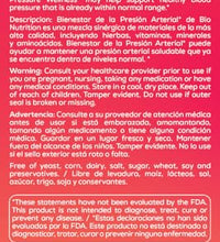Bio Nutrition para controlar la presión