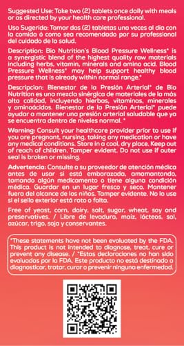 Bio Nutrition para controlar la presión