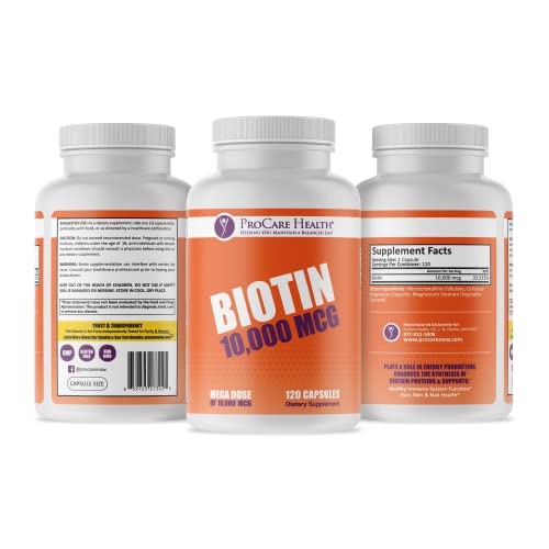 biotina 10000 mcg para cabello