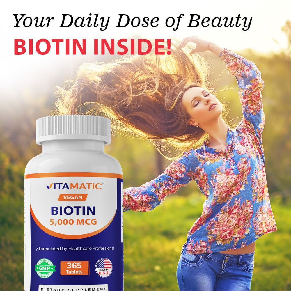 Biotina 5000 mcg en tabletas