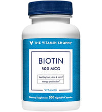 Biotina 500MCG para cabello fuerte