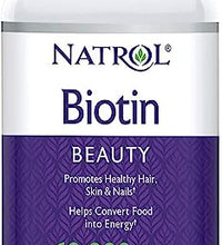 Biotina Natrol 10,000 mcg beneficios