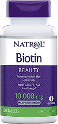 Biotina Natrol 10,000 mcg beneficios