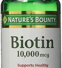 Biotina Nature's Bounty 10,000 mcg beneficios
