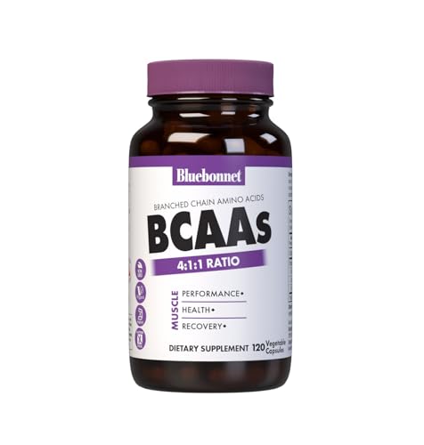 Bluebonnet BCAAs 4:1:1 cápsulas vegetales