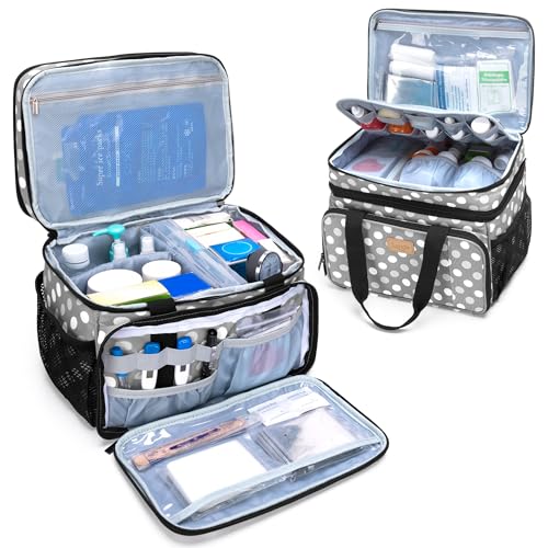 Bolsa de medicina LUXJA para viajes