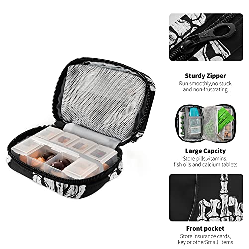 Bolsa de viaje con cierre para vitaminas