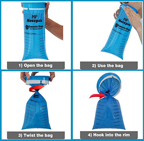 bolsas a prueba de fugas para mareos