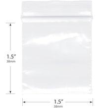 Bolsas de 1.5 x 1.5 para almacenamiento