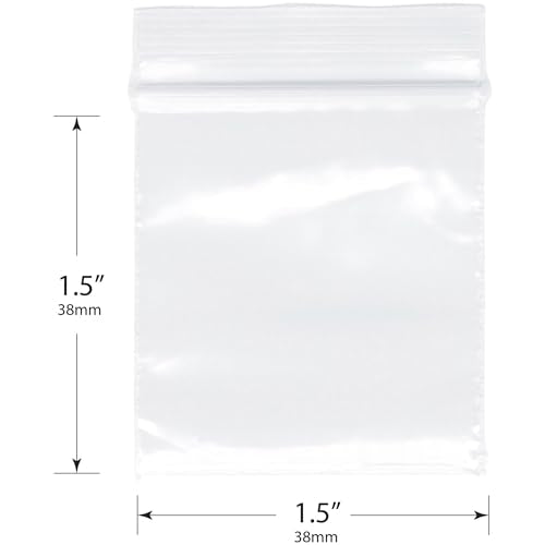 Bolsas de 1.5 x 1.5 para almacenamiento