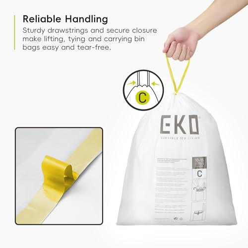 bolsas de basura blancas de 10-15 litros