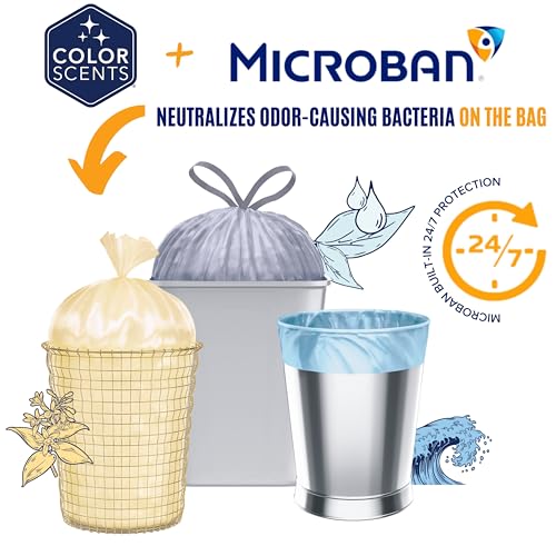 bolsas de basura con Microban antibacterial