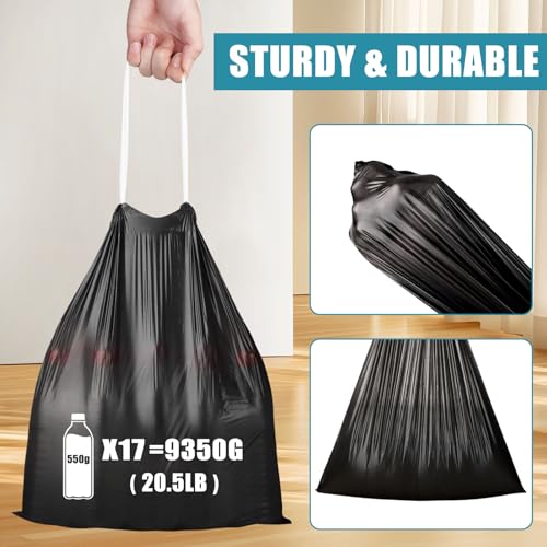 bolsas de basura JUKFITA color negro