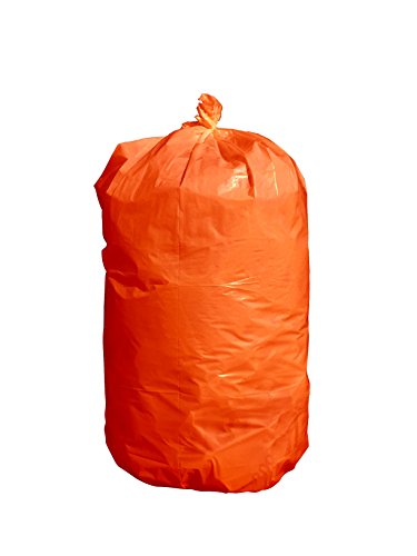 Bolsas de basura naranja resistentes
