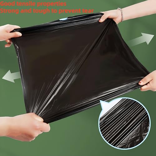 Bolsas de basura negras con cuerda