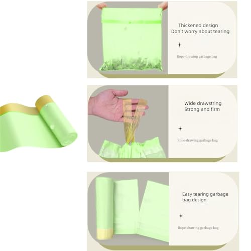 bolsas de basura verde para baño