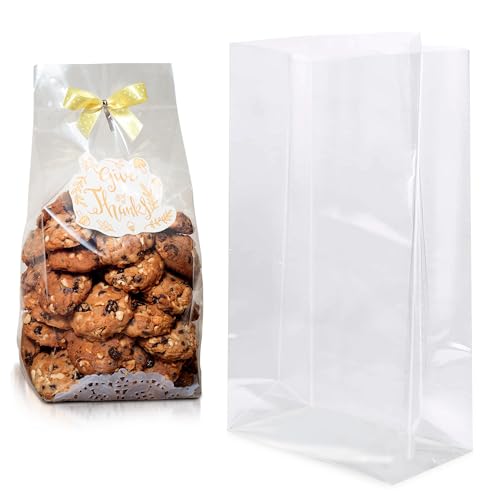 bolsas de polietileno transparentes para galletas