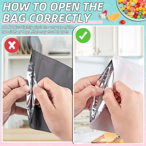 Bolsas Mylar ideales para snacks