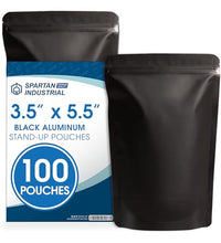 Bolsas Mylar negras para alimentos