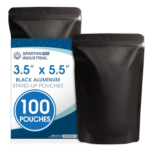 Bolsas Mylar negras para alimentos