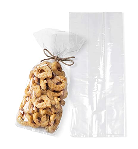 Bolsas plásticas transparentes para galletas