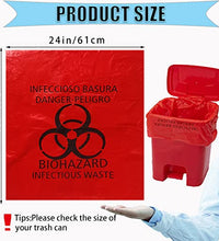 Bolsas rojas para desechos infecciosos