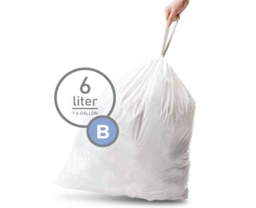 Bolsas Simplehuman de 6L para desechos