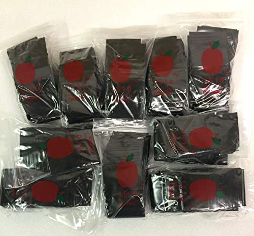bolsitas resealables negras para almacenamiento