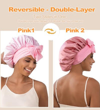 bonete ajustable para cabello rizado