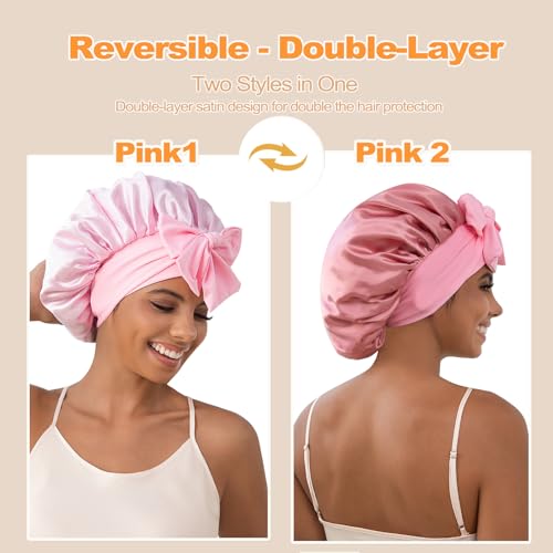 bonete ajustable para cabello rizado