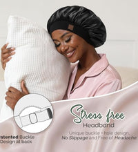 bonete de seda ajustable para mujeres