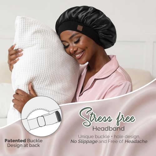 bonete de seda ajustable para mujeres