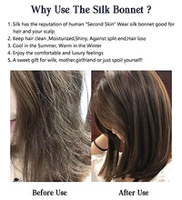 bonete de seda para cuidar el cabello