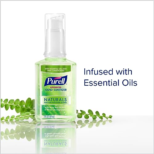 botella con bomba de Purell 2 oz