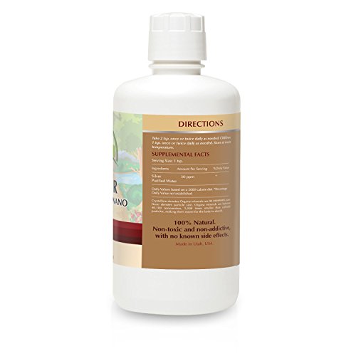 botella de 32 oz plata coloidal