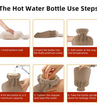 botella de agua caliente de 2 litros